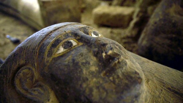 Один из наиболее хорошо сохранившихся саркофагов в Саккаре