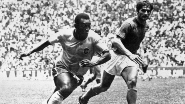Pelé na Copa de 1970