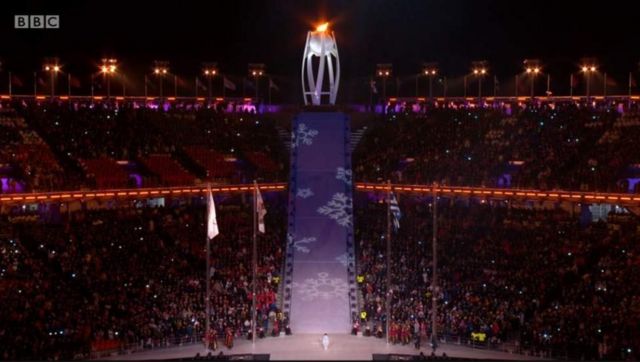 Xafladda ayaa socota Pyeongchang