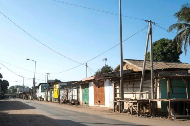 Amabarabara yo mu gisagara ca Serekunda muri Gambia arera