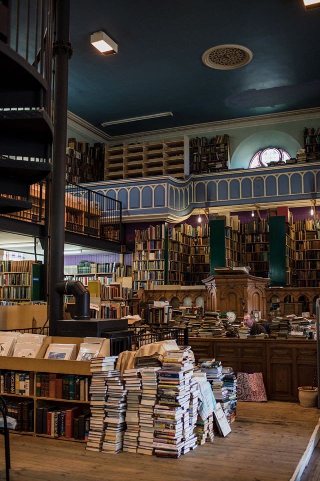 Leakey's Bookshop in Inverness is based in a former cathedral.