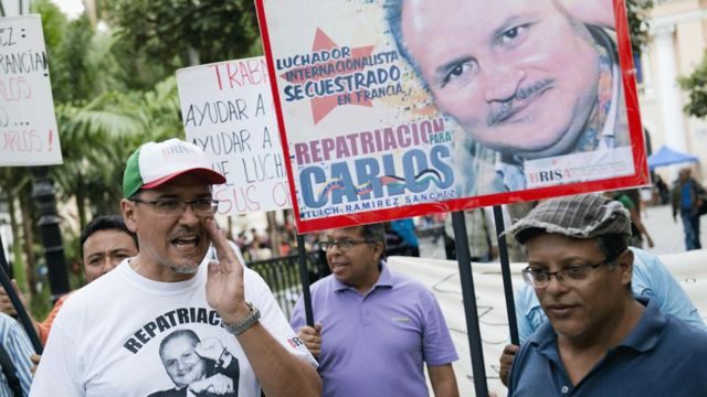 El hermano menor de Ramírez, Vladimir, sigue exigiendo su extradición a Venezuela (aquí en una marcha en Caracas en 2013)