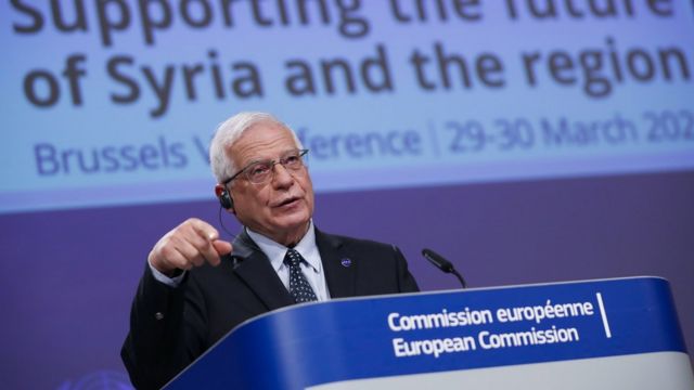مفوض الشؤون الخارجية في الاتحاد الأوروبي جوزيب بوريل.