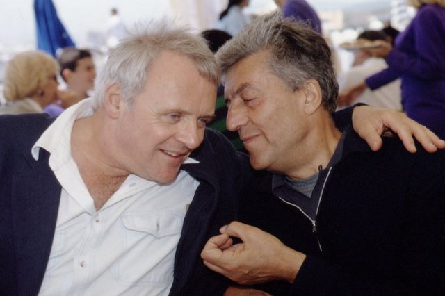 Cerruti y Anthony Hopkins