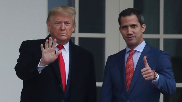 Trump y Guaidó