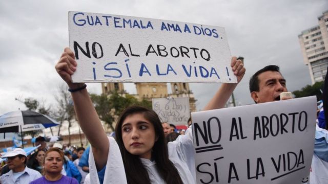 Manifestación contra el aborto, 2018