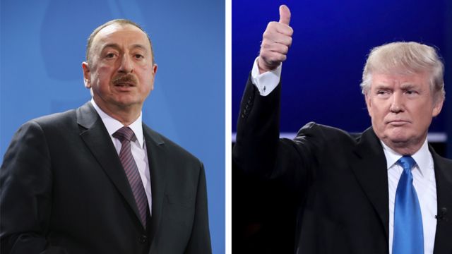 Əliyev Trump