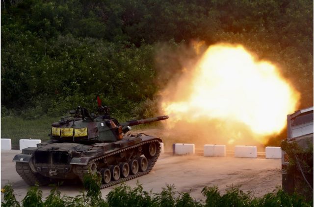 2022年9月7日，台湾屏东联合作战训练演习。台湾总统蔡英文表示，台湾武装部队有能力应对中国的军事压力。(photo:BBC)