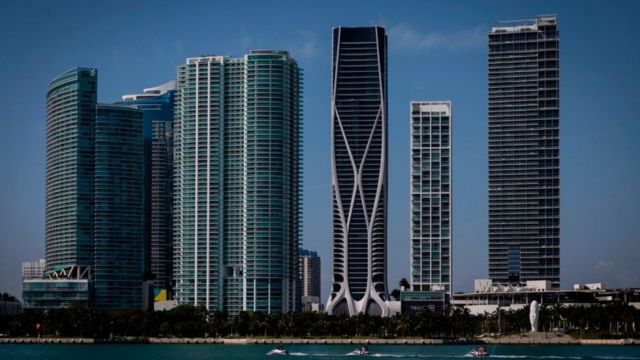 Edificios modernos en Miami