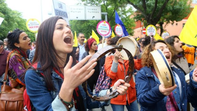 Protesta sindicatos
