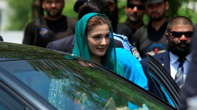 Maryam Nawaz, the daughter of Pakistan's Prime Minister Nawaz Sharif in Islamabad (05 July 2017)