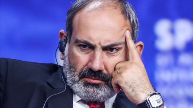 Премьер-министр Армении Никол Пашинян на Петербургском международном экономическом форуме, 6 июня 2019 года