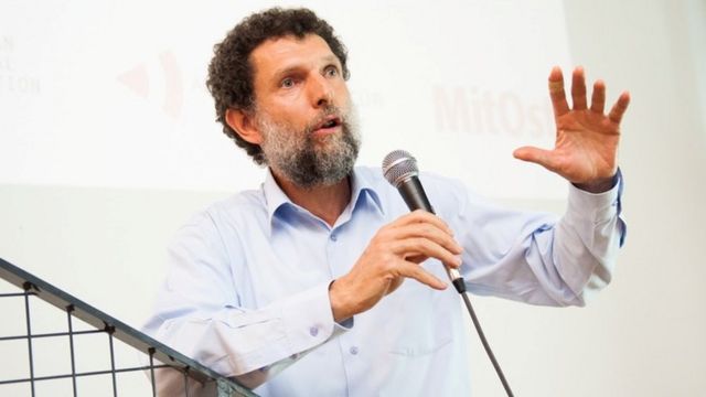 Turkish philanthropist Osman Kavala, jailed since 2017 on a charges of seeking to overthrow the government