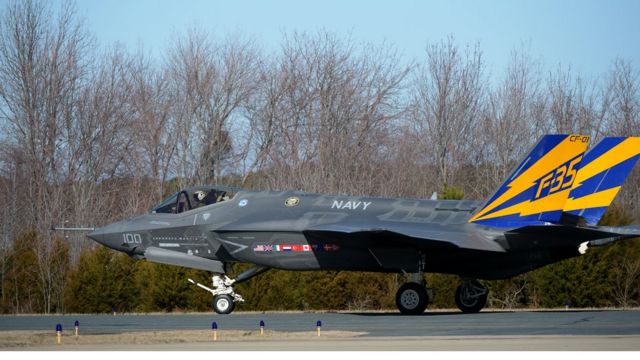 A versão da Marinha dos EUA do F-35 Joint Strike Fighter, o F-35C