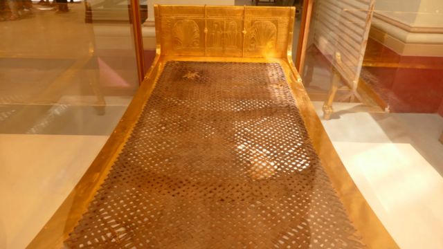 One of Tutankhamun's beds