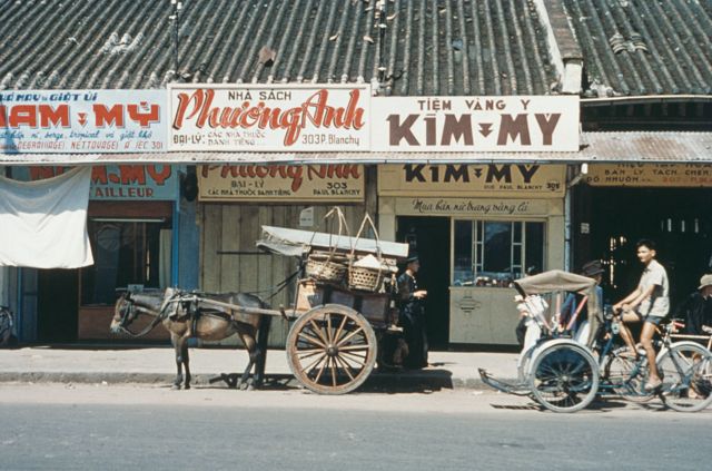 Đường phố Sài Gòn vào năm 1960