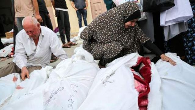 جثث القتلى في غزة
