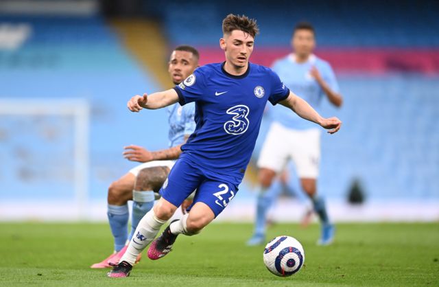 Billy Gilmour in action for Chelsea