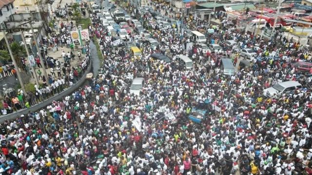 March of a Million Men by Peter Obi 