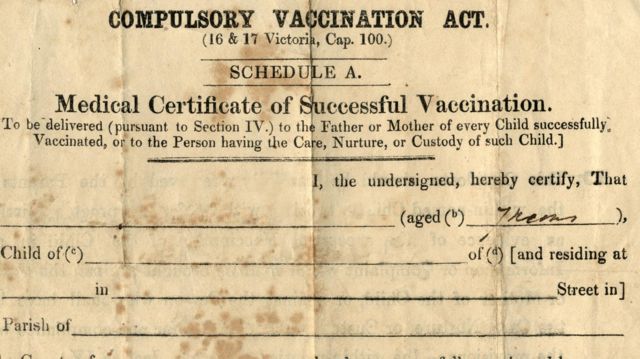 Aşı sertifikası