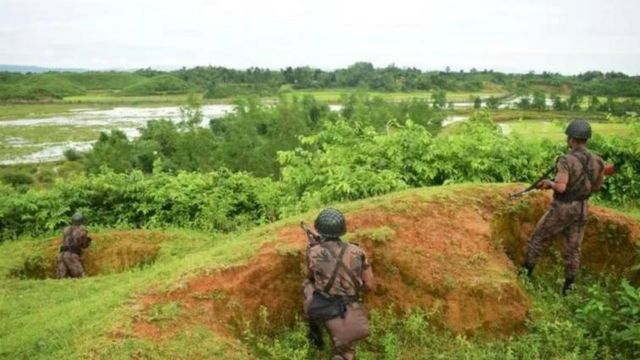 বাংলাদেশের সীমান্তে বিজিবির পাহারা চৌকি (ফাইল ফটো)