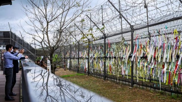 "حديقة السلام" في إمجيناك بالقرب من المنطقة المنزوعة السلاح التي تفصل بين كوريا الشمالية وكوريا الجنوبية