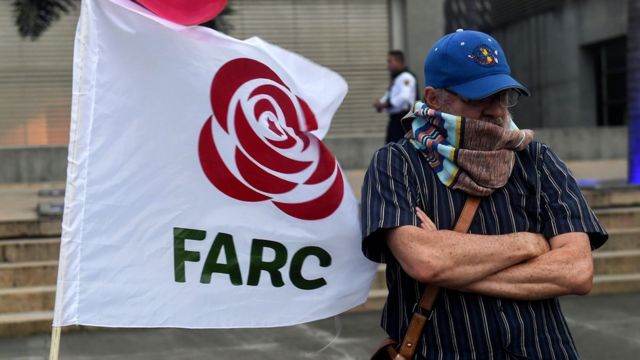 Militante del partido FARC