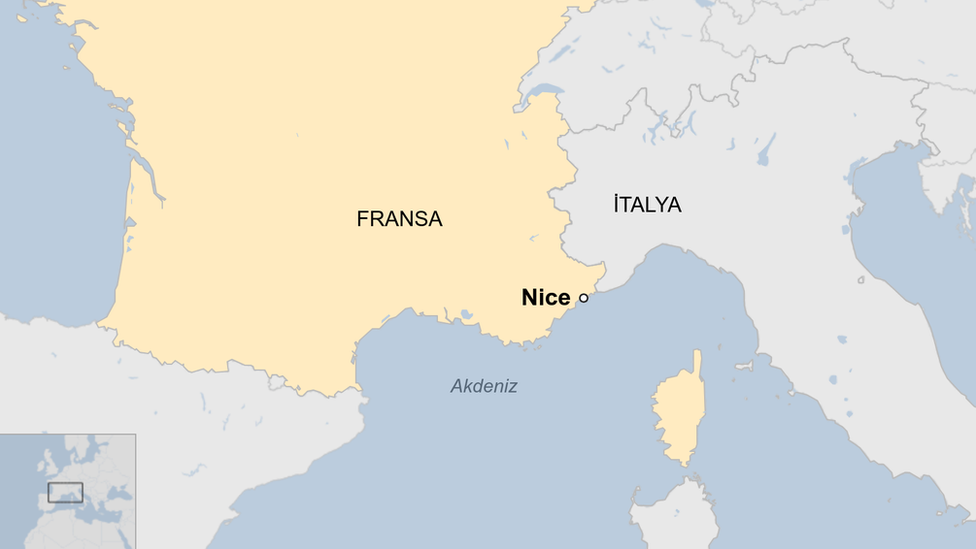 Nice haritası