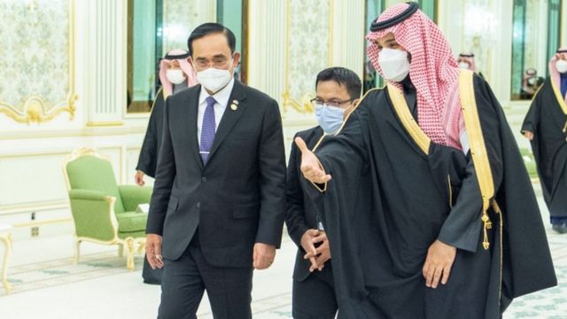 ولي العهد السعودي ورئيس وزراء تايلاند