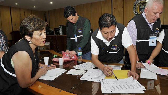 Autoridades electorales de Ecuador