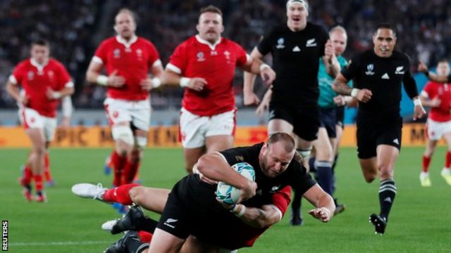 Prop Joe Moody showed New Zealand's intent with a try after just five minutes