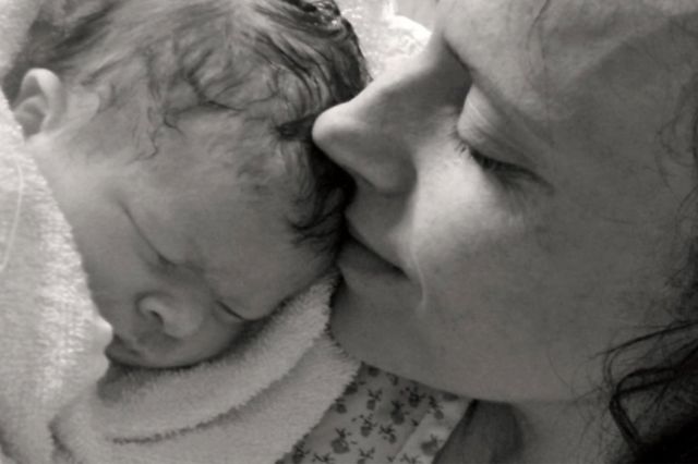 Rhiannon e a filha Kate