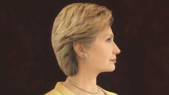 Los partidarios de Hillary Clinton vieron en su retrato a una mujer segura de sí misma y de su capacidad