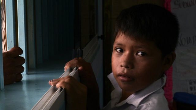 Un niño venezolano