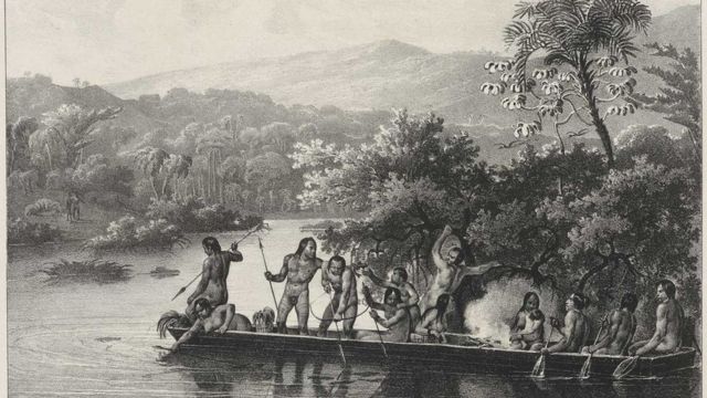 Gravura de Rugendas retrata indígenas no início do século 19