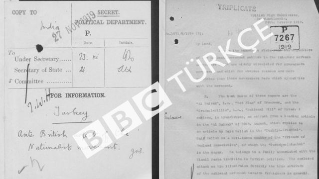 Mustafa Kemal İngiliz istihbarat raporlarında: Tehlikeli biri ve zıtları desteklenmeli, rakipleri bir ortaya getirilmeli