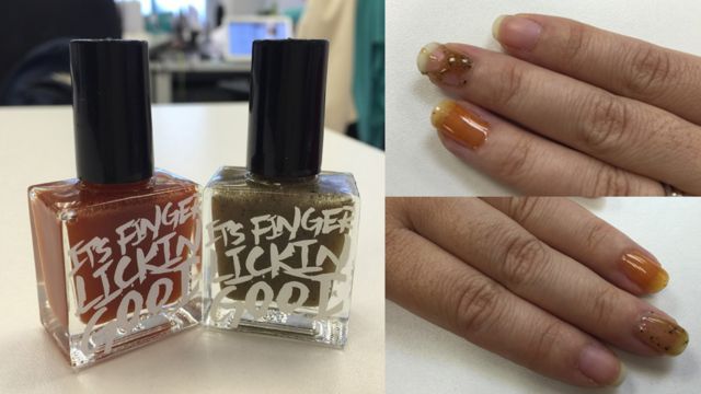 Chicken fingers: Trying out the KFC nail polish - BBC News