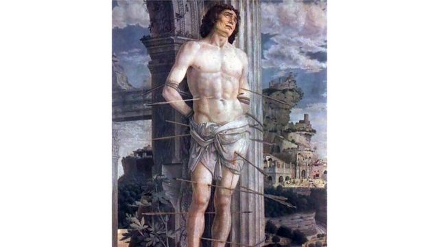 São Sebastião retratado por Andrea Mantegna