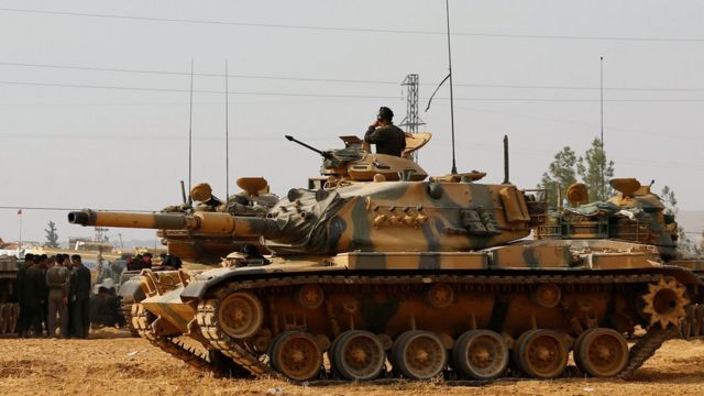 तुर्की आर्मी के टैंक