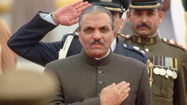 Zia ul-Haq, presidente do Paquistão entre 1978 e 1988