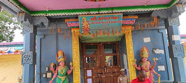 திரௌபதி  அம்மன் கோவிலுக்கு சீல்