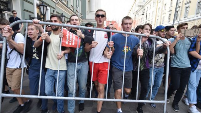 Митинг в Москве