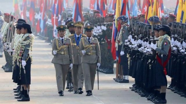 စိန်ရတု တပ်မတော်နေ့ စစ်ရေးပြအခမ်းအနားကို ဆိုင်းငံ့ထား