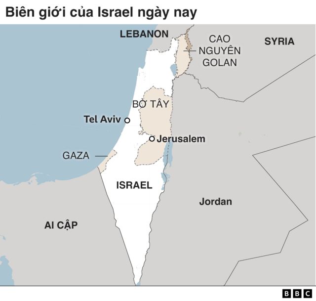 Bản đồ Israel