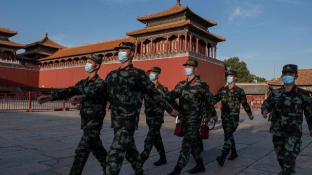 中国今年的国防预算比2020年增长6.8％。
