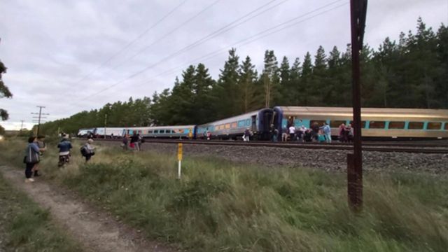 At least four carriages were derailed in the accident on Thursday