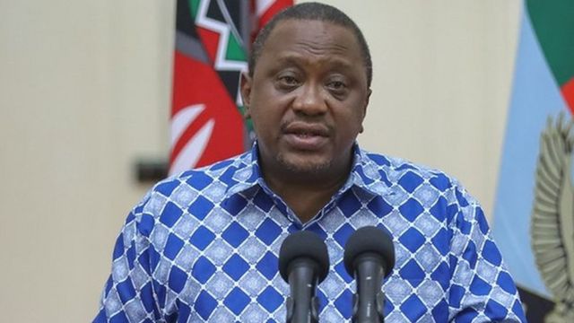 Pereizda Uhuru Kenyatta ubwo yatangazaga ko hari umuntu wakize iyi ndwara