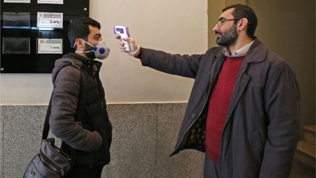 Проверка от коронавируса в Иране