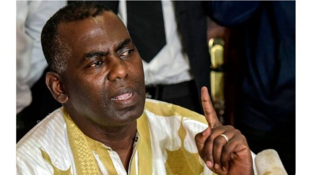 L'homme politique et opposant mauritanien, chef de l'IRA, Biram Dah Abeid