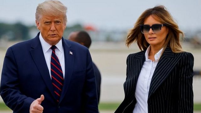 Donald Trump y su esposa Melania dan positivo por covid-19 - BBC News Mundo